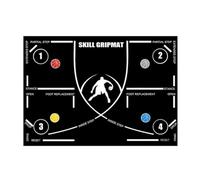 Hsyzygian Dribble Control Mat Soundproof for Youth Indoor Training Dribble Control Footstep Mat