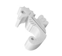 Hsyzygian Fascinating Sea Horse Shape Hook for Bathroom Storage Strong Polylactic Acid Build for 8Mm Glass Removable Shower Drillless Shower