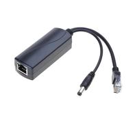 Hsyzygian Gigabit PoE Splitter 1000m 48V to 5V 2.4 a PoE Separator TYPE-C / DC5521 / USB Power Plug Widely Application Splitter Power Plug