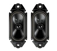Hsyzygian Highly Power 10W 8Ohm External Loudspeaker with Fixing Hole for Music Equipment Clear Sound Output 1Pair Waterproof Outdoor Loudspeaker