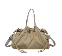 Hsyzygian Modern Wrinkles Effect Shoulder Bag Practical and Functional Crossbody Bag Casual Handbag for Various Occasion Nylon Foldable Handbag