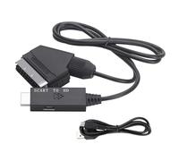 Hsyzygian Plug and Play SCART to HDTV Adapter for Connection of Old Electronics to Displays Adapter