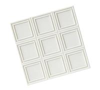 Hsyzygian Practical Elegant Dollhouses Accessories Ceiling Wall Panels with Detailed European Architecture Patterns 13X13Cm Easy Install Model House Divisions