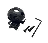 Hsyzygian Quick Release Flashlight Holder Clamp for Helmet, Helmet Torch Mount Clamps 60 Degree Adjustable Secure Mounting Solution