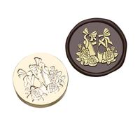 Hsyzygian Sealing Stamp Head Waxes Brass Scrapbooking Embossed Sealings Seal Replacements Embossed Seal