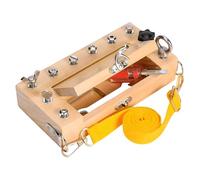 Hsyzygian Sensory Skill Development Toy for Autistic Kids Wooden Tool Set with Screwdriver and Fasteners for Fine Motor Practice Portable Kids Tools