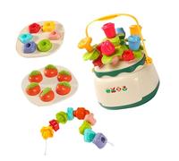 Hsyzygian Shape Pegboard Toy with 21 Beads for Kids Fine Motor Skills Training and Early Education Hand Eye Coordination Toy