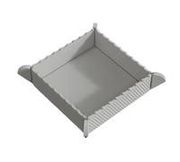 Hsyzygian Space Saving Foldable Kitchen Storage Box Food Grade Silicone with Suitable for Home and Travel Slip Proof Silicone Mat Container