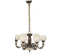 Hsyzygian Tiny Simulation Chandelier 1: 12 Scale Living Room Hanging Light Miniature Ceiling Lamp for Doll House Decoration Miniature Model House Lighting