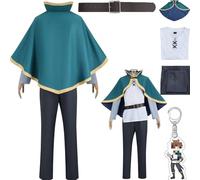 HSZCSMGS Satou Kazuma Cosplay Costume Pants T-shirt Satou Kazuma Wig Set Konosuba Cosplay Costume Halloween Party (Blue, 3X-Large)