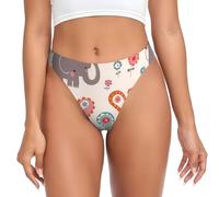 HSZSQZWH Elephant Sensational Women'S G-String - Exquisite Lingerie With Tempting Thong Panties And Seductive Appeal Black