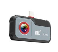 HT-203U 256 * 192 Pixels Mobilephone Thermal Imager -20℃ to 550℃ Temperature Measurement 25Hz Infrared Camera Detail Enhanent 8 Color Palette Design 3 Language Selection