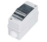 HT 2W Distribution Protection Box IP65 Waterproof with Transparent Cover for Indoor and Outdoor Electrical
