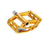 HT Components ANS10 Aluminum Platform Flat MTB Mountain Bike Pedals Gold