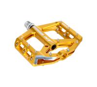 HT Components ANS10 Aluminum Platform Flat MTB Mountain Bike Pedals Gold