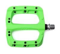 HT Components PA03A Pedals Flat Platform Bike Pedals Green 9/16 Inch