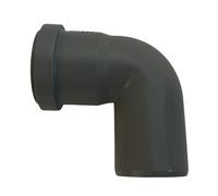 HT Elbow DN 50/90 87° Grey PP Plastic with Seal Rubber Seal Waste Water Installation Sewer Pipe System Complete HT System