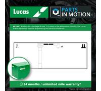 HT Leads Ignition Cables Set fits HONDA PRELUDE Mk5 BB9 2.0 96 to 00 F20A4 Lucas
