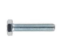 HT Setscrew M10 x 50mm 8.8 Zinc Pack of 25 - Sealey SS1050 New