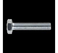 Sealey Zinc Plated 8.8 Steel Din 933 HT Setscrews M6 30mm Pack of 50