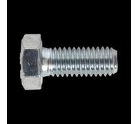 Sealey Zinc Plated 8.8 Steel Din 933 HT Setscrews M8 20mm Pack of 50