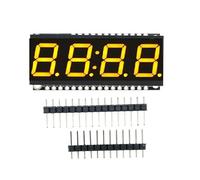 HT16K33 LED Display Digital Tube, DC 3.3V-5V 0.56in 4-Digit 7-Segment Clock Double Displays Dots Module