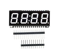 HT16K33 LED Display Digital Tube, DC 3.3V-5V 0.56in 4-Digit 7-Segment Clock Double Displays Dots Module