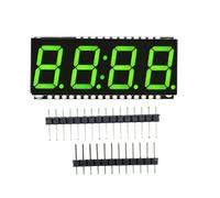 HT16K33 LED Display Digital Tube, DC 3.3V-5V 0.56in 4-Digit 7-Segment Clock Double Displays Dots Module