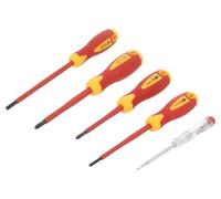 HT1S994 set: screwdriver insulated Phillips, flat 1kVAC cardboard HÖGERT TECHNIK