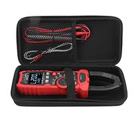 HT208D Digital Clamp Meter 6000 Count AC DC Multifunctional Multimeter with Non Contact Voltage Detection for Laboratory Field Measurement Household Large Current Measurement ABS