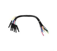 HT306 6-Way Automotive for breakout Leads for OBD2 Diagnostics - Wire Piercing Test Probes with 4 Terminal Sizes for Sensor Signal Analysis in Car Repair Shops(2.8mm*6*cu)