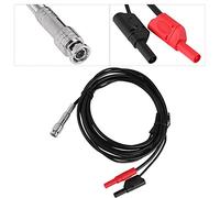 HT30A 3.0m Heavy Duty Auto Test Line BNC Cable Test Leads Lead BNC to Banana Head Adapter Cable Input Resistance 50 Ω