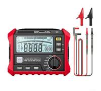 HT5203 Insulation Resistance Tester, High Voltage Megohmmeter with LCD Backlight, Data Hold, Shockproof Case for AC DC Voltage and Continuity