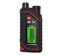 HT58PRO Gas Leak Detector, Rechargeable Methane Sniffer with Telescopic Probe, LCD Display & Buzzer Alarm for HVAC, Automotive and Home Pipeline Testing