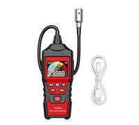 HT601A HT601B Gas Leak Detector 0-1000PPM Sound And Screen Alarm Combustible Flammable Natural Methane Detect LCD Color Display Accurate Real Time Monitoring(HT601B Plus)