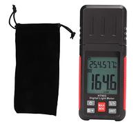 HT603 Digital Light Meter Luxmeter Illuminometer Large Range Brightness Tester with LCD Display Photometer Light Intensity Sense Tester Range Up to 200,000 LX