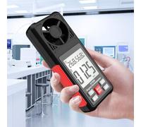 HT605 Digital Anemometer with & Humidity Measurement, Meter 0.4-30 m/s, Backlit LCD Display, MAX/MIN Data Hold,