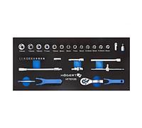 HT7G126 tool: key set 34 pcs key type: socket wrench HÖGERT TECHN