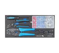 HT7G161 set: for crimping in a foam insert 158pcs. HÖGERT TECHNIK
