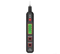 HT89 Smart Voltage Tester Pen 12-300V with LCD Display - Non-Contact NCV Detector & Live/Neutral ID - Dual Alarm LED Light Electrical Tool