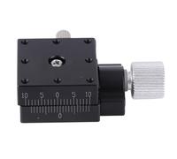 HTB25 - A Dovetail Manual Trimming Platform, X - Axis Linear Sliding Stage, High - Accuracy 30μm Precision Aluminum Alloy Platform for Optical Equipment, Microscopes and