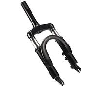 HTBCCHB 12 Inch Front Suspension Fork for Brake Disc Alloy Steel Holder Motorcycle MTB Bicycle Electric Scooter Front Tube Shock Electric Bicycle