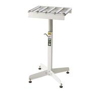 HTC Adjustable Roller Table Stand HRT-10 Super Duty Conveyor Feed Stand with 5 Ball Bearing Rollers
