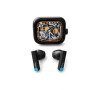 HTC NE40 AI Translation Wireless Earbuds with Touchscreen Case, Bluetooth 6.0, Black