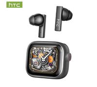 HTC NE40 Wireless AI Language Translation Earbuds Bluetooth 6.0 Earphones LED Display, High Fidelity Waterproof Wireless Earphones, TWS Touch Control Earbuds, Suitable for Office, Sports, Study, and A