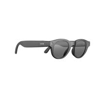 HTC VIVE Eagle - AI Glasses - Unisex - Charcoal Black - Pantos | Sunglasses Lenses, Gemini or ChatGPT AI with built-in privacy, ZEISS UV Lenses, 12MP Camera - 3K Video, Open-Ear Speakers