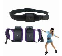 HTC Vive tracker foot and waist strap set, compatible with HTC Vive (1.0, 2.0, 3.0) Ultimate Tracker and Tundra Tracker, suitable for VR fitness, VRChat, and animation production.
