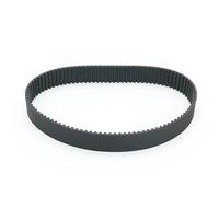 HTD 2M Timing Belt 2M Closed Loop Rubber Belt Width 4/6/10/15mm Length 118 120 126 130 136 142 158mm 2M Drive Toothed Belt HTD2M(118mm,10mm)