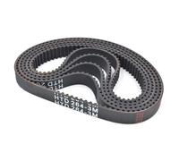 HTD 3.0M Timing Belt Length 375-387mm Width 5/6/7/8/9/10/15/20/25/30mm Closed Loop Rubber Band 1Pcs(3M-375mm,1PC_15MM)