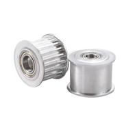 HTD 5M Idler Pulley 20T Teeth Wheel Bore 5-15mm Synchronous Width 20/21mm 1Pcs(Bore 15mm With teeth,27mm (for belt 25mm))